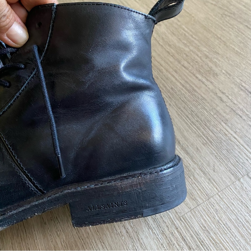 ALLSAINTS LEATHER MEN BOOTS - Picture 3 of 9